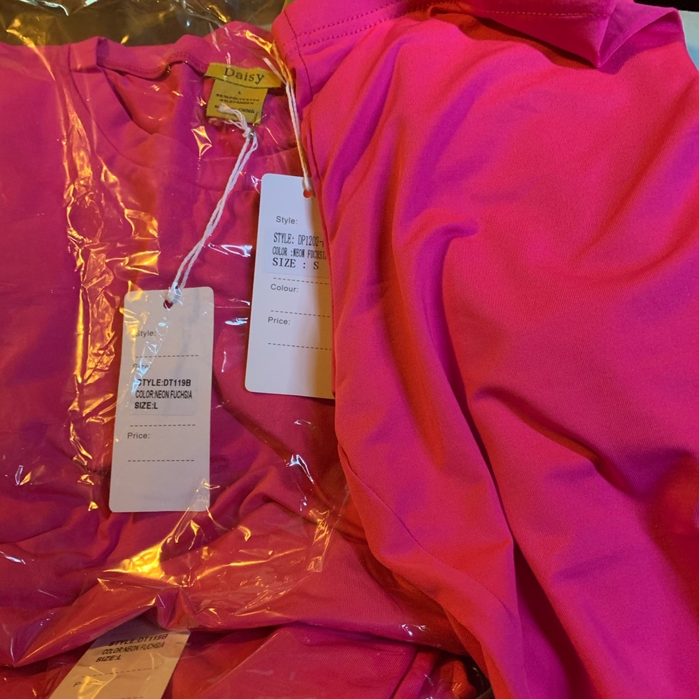 Hot pink biker set
